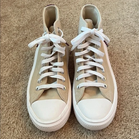 Converse All Star Canvas Platform High Sneakers - Picture 2 of 7